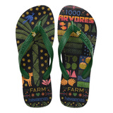 Chinelo Havaianas Farm Mil Árvores