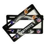 Par De Portaplacas Nfl New England Patriots - Europeo Se