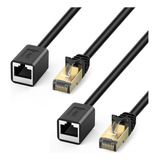 J&d Cable De Extensión Ethernet (paquete De 2), Adaptador De