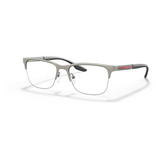 Lentes Prada Ps55ov Dg11o1 Gris Oftalmico Original Nuevo