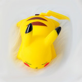 Pikachu Pokémon Luminária Led Abajur Infantil Luz Suave Belo