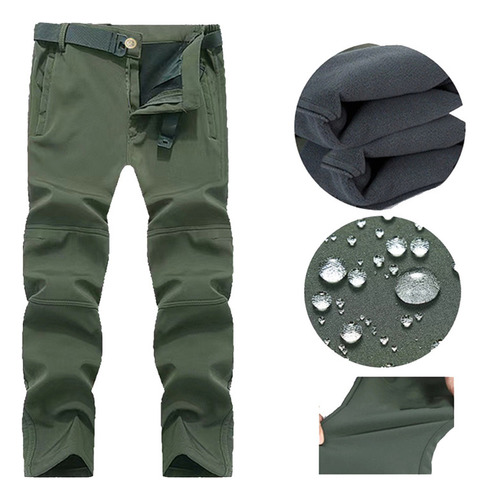 Pantalones Tácticos Softshell Militares Impermeables Para Ho