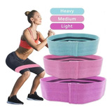 Kit 3 Bandas De Tela+guia De Ejercicio +bolsa*3 Resistencias