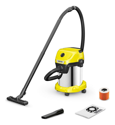 Aspiradora Sopladora Multiproposito 17 Litros Wd3 S Karcher Color Amarillo/negro