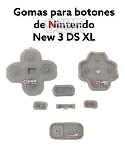 Gomas Conductivas Para Botones De Nintendo New 3ds Xl