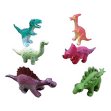 Animalitos Dinosaurios Set Por 6 Unidades Didáctico Qscrgn