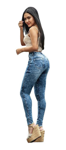 Jeans Levanta Cola Para Mujer