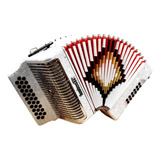 Farinelli 3012faw1hg Acordeon Fa Blanco 30 Botones 12 Bajos