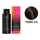  Tintes Igora Vibrance X 60ml - G A  Tono 4-0 Castaño Medio Natural