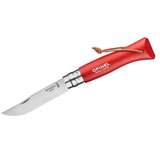 Navaja Opinel Nro.8 Inox Trekking Rojo - Crt Ltda