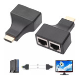 Extensor Extender Hdmi A Rj45 Utp Cat 5/6 Hasta 30 Metros