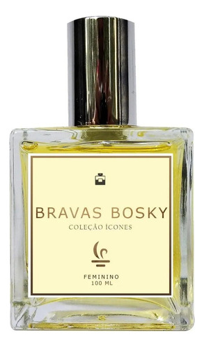 Perfume Feminino Cítrico Bravas Coleção Ícones 100ml