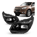 Par Farol Chevrolet S10 Lt 2012 2013 2014 2015 Sem Projetor