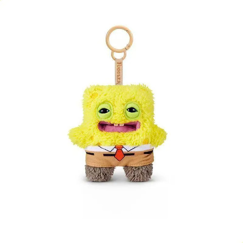 Llavero De Peluche Fuggler De Bob Esponja, Monstruo Feo