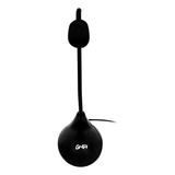 Microfono Ghia Para Pc De Escritorio Con Cuello Flexible /vc Color Negro