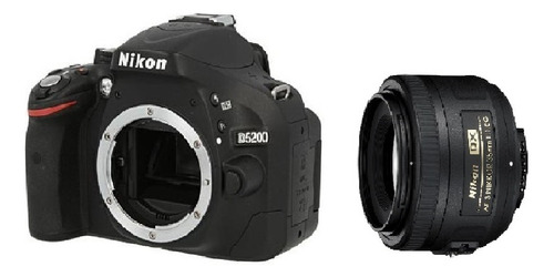 Cámara Nikon D5200 + Lente 35mm F/1.8g