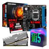 Kit Upgrade Gamer - Intel Core I5 + B75 + 8gb Ram + Ssd 480g