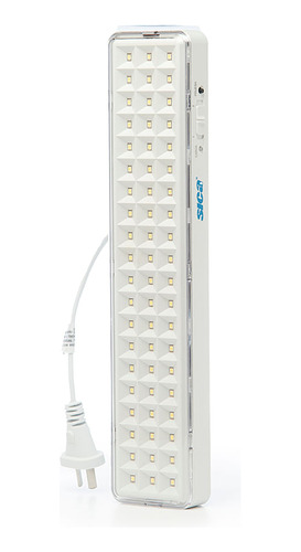 Luz De Emergencia 60 Leds Litio 8hs Sica Color Blanco