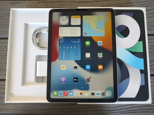 iPad Air 4ta Gen 64gb En Caja Con Cargador Y Smart Folio