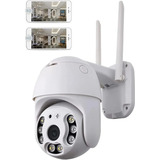 Camara Seguridad Ip Wifi Exterior C/audio Full Hd Domo Color Blanco