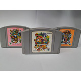 Mario Party Pack Nintendo 64 Japones 3 Juegos