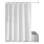 Cortina de baño antihongos Smeli PVC blanca 1.8x1.8m lavable diseño liso | MercadoLibre
