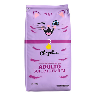 Croquetas Para Gato Adulto Super Premium Chapetes Pet 15kg