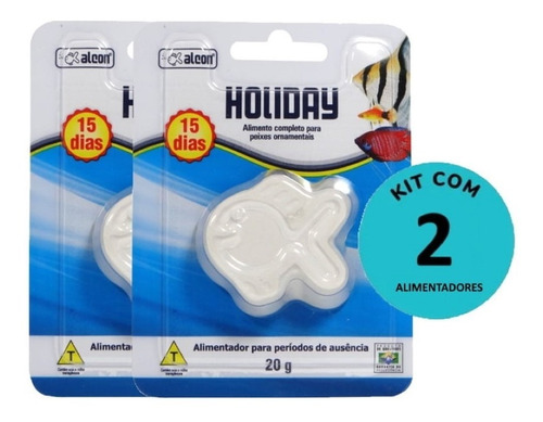 2und Alcon Holiday 20g- Ração De Peixes -férias 15 Dias Aqua