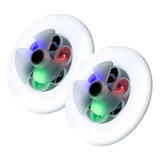 Ventilador De Techo 6 Pulgadas 40w Luz Led Y Rgb E27 Pack 2