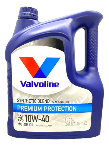 Aceite Valvoline Premium Protec 10w40 