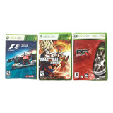 Pack 3 Juegos De Xbox 360 Dbx Prj4 F1 2012