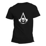 Playera Assassin's Creed Black Flag Mod 2. Adulto Y Niño