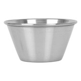 24 Ramekin/salsera De 6 Oz  De Acero Inoxidable Ø 8cm.