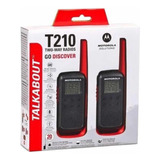 Kit 6 Radios Motorola T210 Con Manos Libres