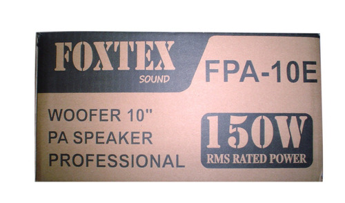 Parlante Woofers 10 Pulgadas - Marca Foxtex
