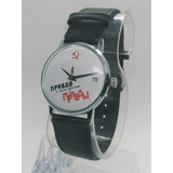 Reloj Ruso De Pulsera Npabaa Cuerda Vintage 80's No Timex 