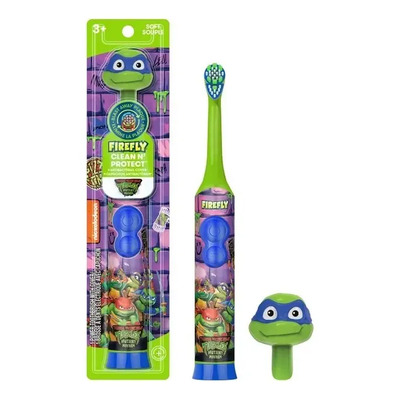 Cepillo Dental Eléctrico Infantil Firefly Tortugas Ninja Giratorio Verde | MercadoLibre