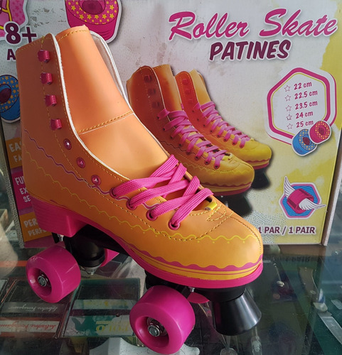 Patines De Bota Tipo Soy Luna Número 24