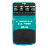 Pedal De Efecto Behringer Cs400 Compresor Sustainer Playback