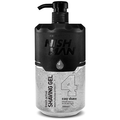 Shaving Gel Nishman Fresh Active 1000 Ml Facil Afeitado