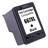 Cartucho Compatível Hp 667xl - 3ym79ab Black