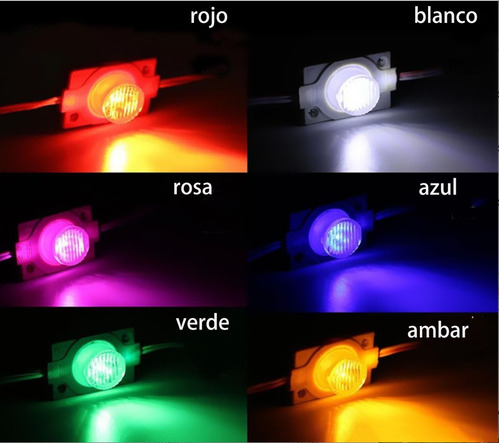 20x Modulos 1 Led 3535 2,0w Ultrabrillantes 20 Pzs / 1 Tira 