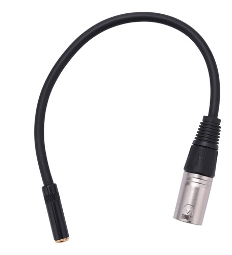 Micrófono Con Conector Xlr Macho A 3,5 Mm Hembra De 0,3 M De