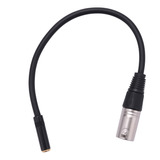 Micrófono Con Conector Xlr Macho A 3,5 Mm Hembra De 0,3 M De