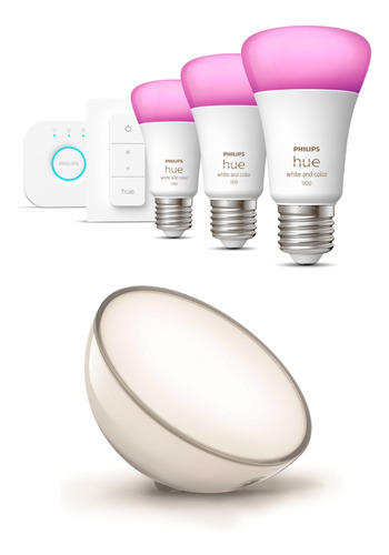 Kit De Inicio Startkit Philips Hue + Philips Hue Go 