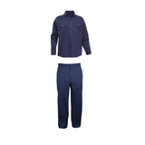 Kit Camisa Y Pantalon Reforzado  Azul Marino Oscuro.- Des Re