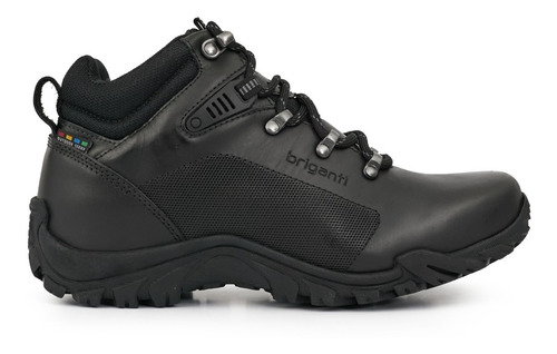 Bota Cuero Hombre Briganti Zapato Confort Cordon - Hcbo00960