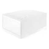 Caja Organizadora De Zapatos Pack 2 Color Blanco