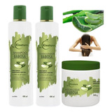 Kit Completo De Tratamento Kinature Tratamento Capilar Hidratação Reconstrução Nutrição Tratamento Intenso Antifrizz Reparador De 1430ml 1430g