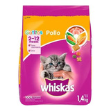 Alimento Whiskas Gatito Sabor Pollo Bolsa 1.4 Kg 2-12 Meses